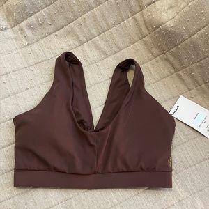 Gymshark X Whitney Simmons Small Chocolate Bra